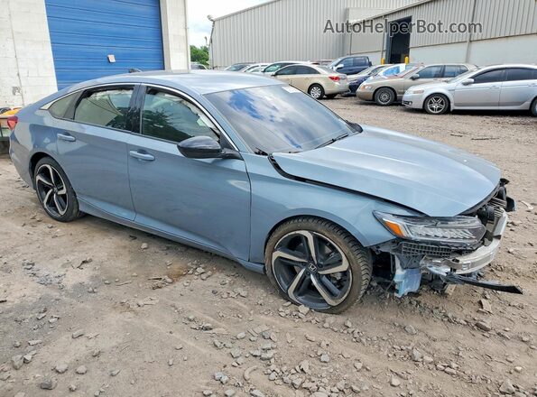 1HGCV1F36NA040608 2022 HONDA ACCORD Gray Առջևի աջ
