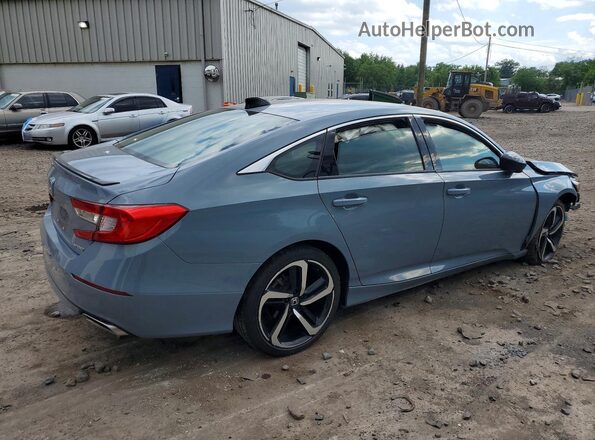 1HGCV1F36NA040608 2022 HONDA ACCORD Gray Հետևի աջ