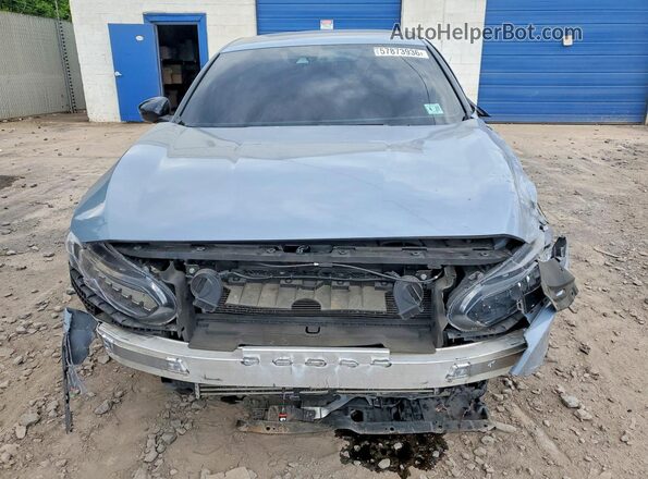 1HGCV1F36NA040608 2022 HONDA ACCORD Gray Դիմացի տեսք