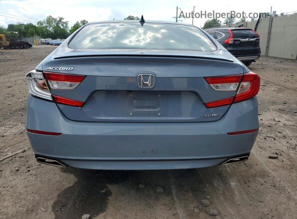 1HGCV1F36NA040608 2022 HONDA ACCORD Gray Հետևի տեսք