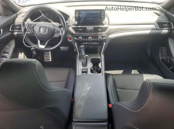 1HGCV1F36NA051575 2022 HONDA ACCORD Black Вид панелі приладів