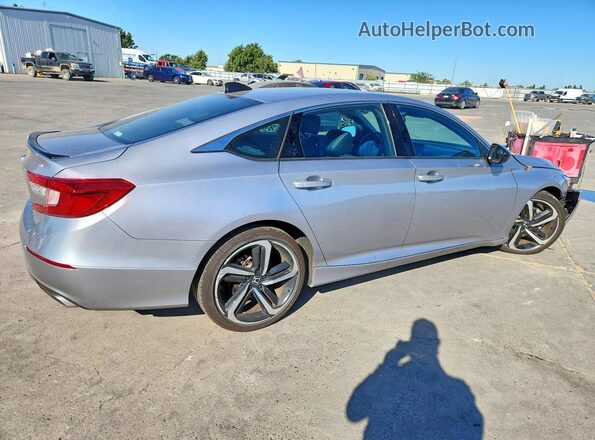 1HGCV1F36NA059675 2022 HONDA ACCORD Gray უკანა მარჯვენა