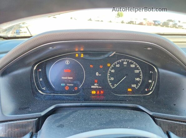1HGCV1F36NA059675 2022 HONDA ACCORD Gray ხელსაწყოთა პანელის ხედი
