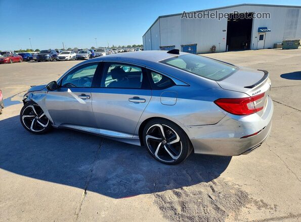 1HGCV1F36NA059675 2022 HONDA ACCORD Gray უკანა მარცხენა
