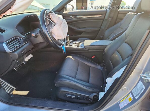 1HGCV1F36NA059675 2022 HONDA ACCORD Gray წინა სალონის ხედი