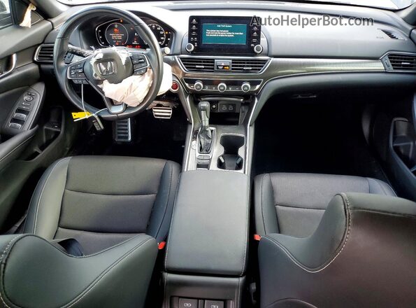 1HGCV1F36NA071776 2022 HONDA ACCORD Black Vista del salpicadero