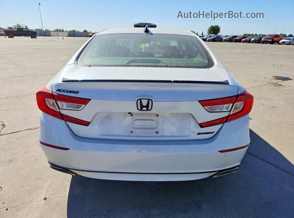 1HGCV1F36NA115291 2022 HONDA ACCORD White უკანა ხედი