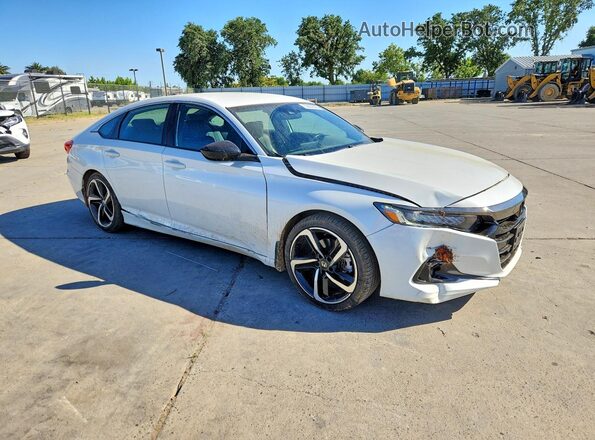 1HGCV1F36NA115291 2022 HONDA ACCORD White წინა მარჯვენა