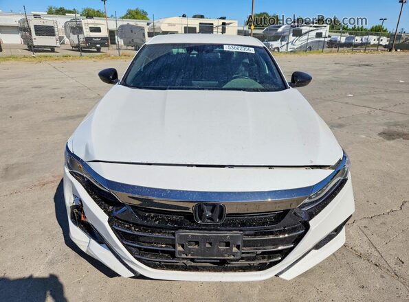 1HGCV1F36NA115291 2022 HONDA ACCORD White წინა ხედი