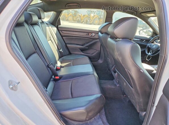 1HGCV1F36NA115291 2022 HONDA ACCORD White უკანა სავარძლების ხედი