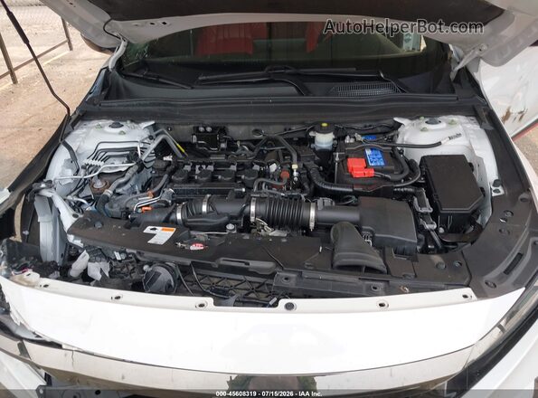 1HGCV1F36NA123097 2022 HONDA ACCORD Белый Вид сзади