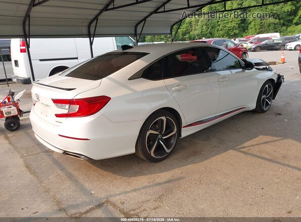 1HGCV1F36NA123097 2022 HONDA ACCORD Белый Задняя правая четверть