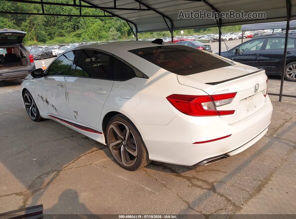 1HGCV1F36NA123097 2022 HONDA ACCORD Белый Задняя левая четверть