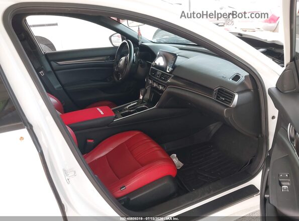 1HGCV1F36NA123097 2022 HONDA ACCORD Белый Вид салона спереди
