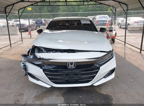 1HGCV1F36NA123097 2022 HONDA ACCORD Белый Вид щитка приборов