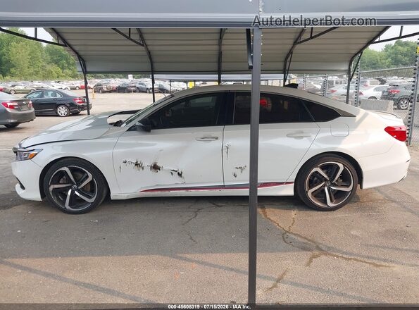 1HGCV1F36NA123097 2022 HONDA ACCORD Белый Панорамный вид салона 360°