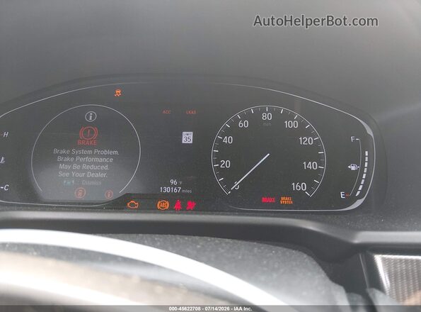 1HGCV1F37JA006056 2018 HONDA ACCORD White Widok tylnych siedzeń