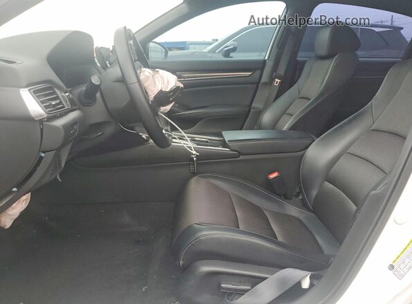 1HGCV1F37JA063065 2018 HONDA ACCORD White წინა სალონის ხედი