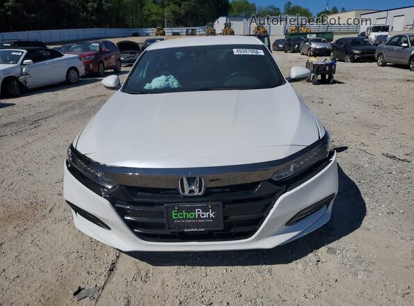 1HGCV1F37JA108652 2018 HONDA ACCORD White Vista frontal