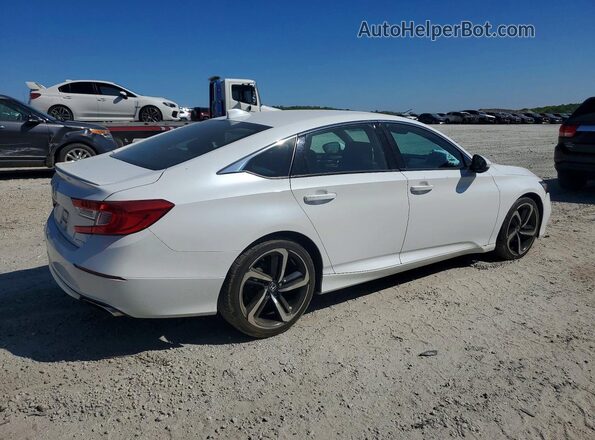 1HGCV1F37JA108652 2018 HONDA ACCORD White Trasero derecho