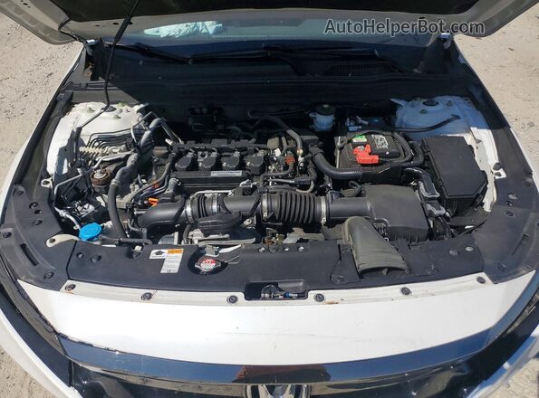1HGCV1F37JA108652 2018 HONDA ACCORD White Vista interior trasera