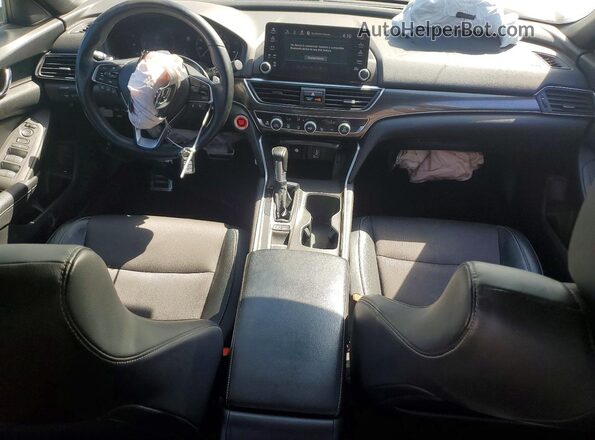 1HGCV1F37JA108652 2018 HONDA ACCORD White Vista del salpicadero