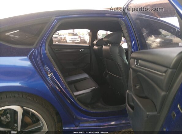 1HGCV1F37JA123992 2018 HONDA ACCORD Blue VIN sticker view