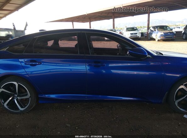 1HGCV1F37JA123992 2018 HONDA ACCORD Blue 360 interior view