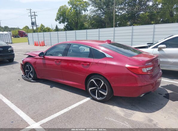 1HGCV1F37JA177731 2018 HONDA ACCORD Red Widok wnętrza 360 stopni