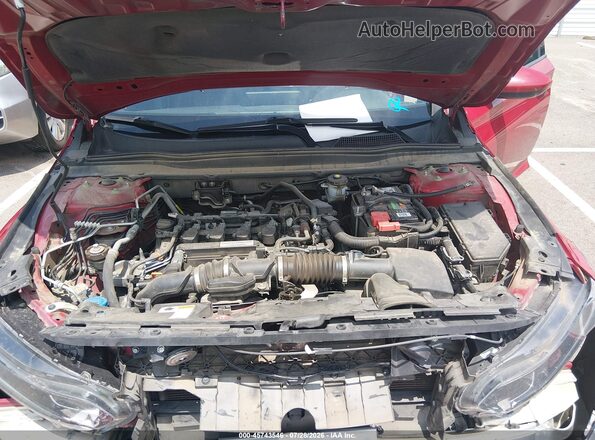 1HGCV1F37JA177731 2018 HONDA ACCORD Red Widok z tyłu
