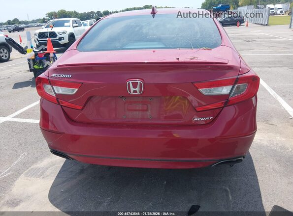 1HGCV1F37JA177731 2018 HONDA ACCORD Red 