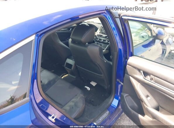 1HGCV1F37JA179186 2018 HONDA ACCORD Blue VIN კოდის სტიკერის ხედი