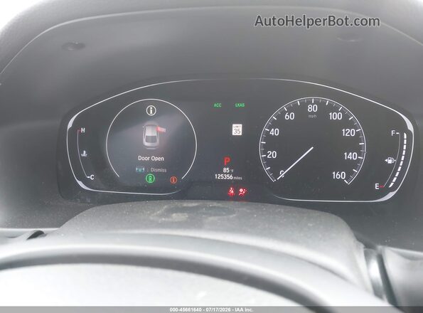 1HGCV1F37JA189006 2018 HONDA ACCORD Black Widok tylnych siedzeń
