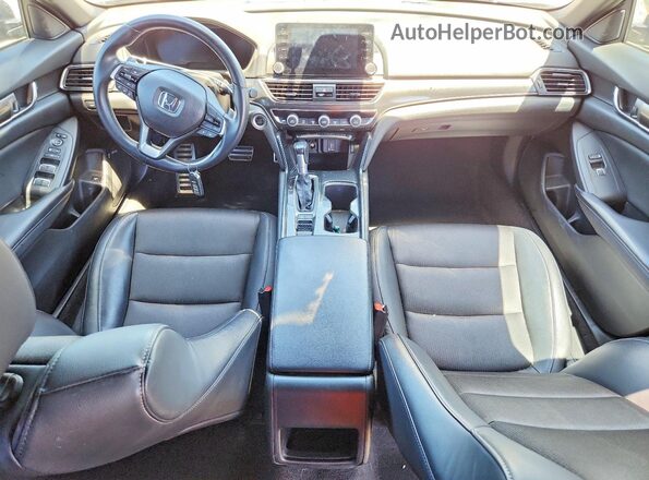 1HGCV1F37JA212008 2018 HONDA ACCORD Gray Вид панелі приладів
