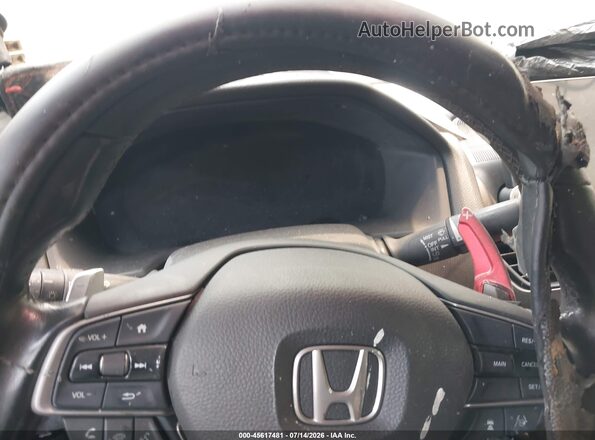 1HGCV1F37JA256316 2018 HONDA ACCORD Black Вид задніх сидінь