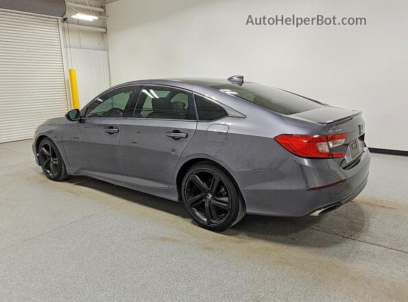 1HGCV1F37JA263668 2018 HONDA ACCORD Gray Tył lewy