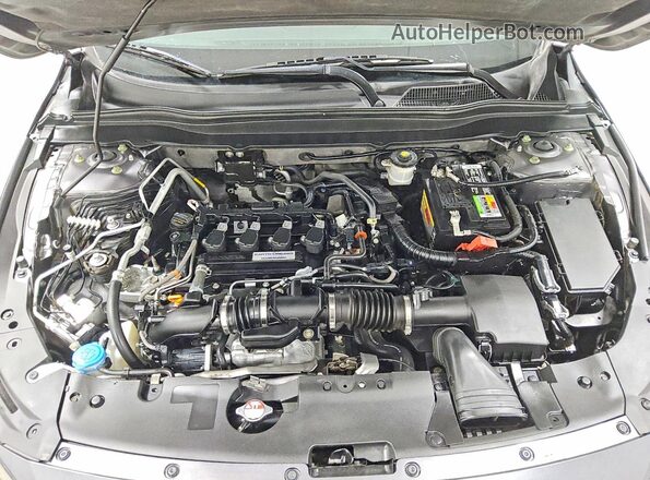 1HGCV1F37JA263668 2018 HONDA ACCORD Gray Widok wnętrza z tyłu