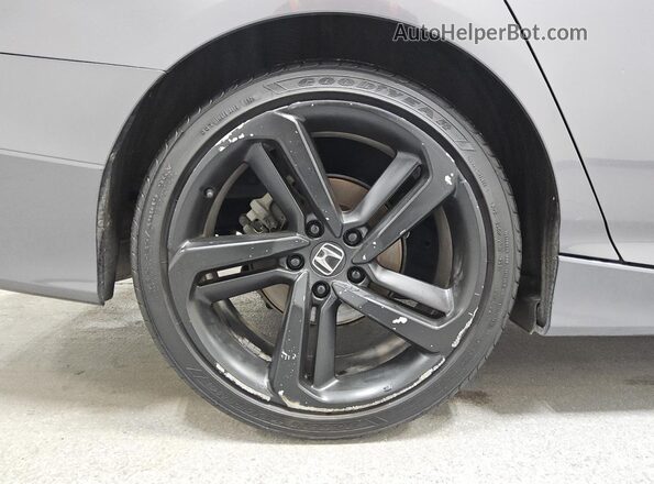 1HGCV1F37JA263668 2018 HONDA ACCORD Gray 