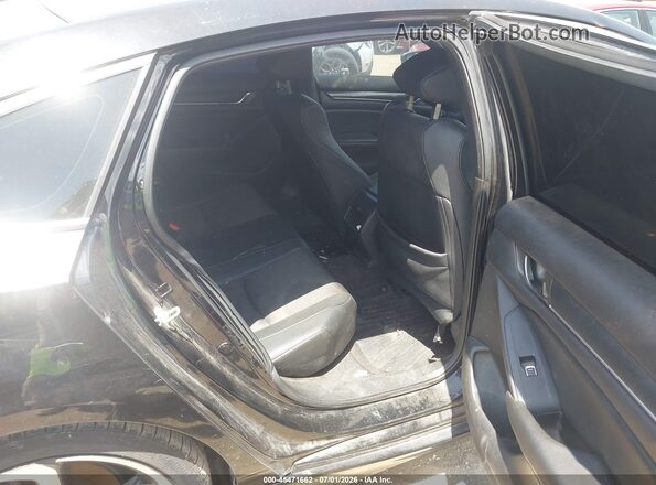 1HGCV1F37KA010142 2019 HONDA ACCORD Black Вид наклейки з VIN-кодом