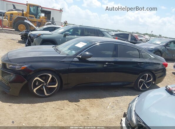 1HGCV1F37KA010142 2019 HONDA ACCORD Black Панорамний вид салону 360°