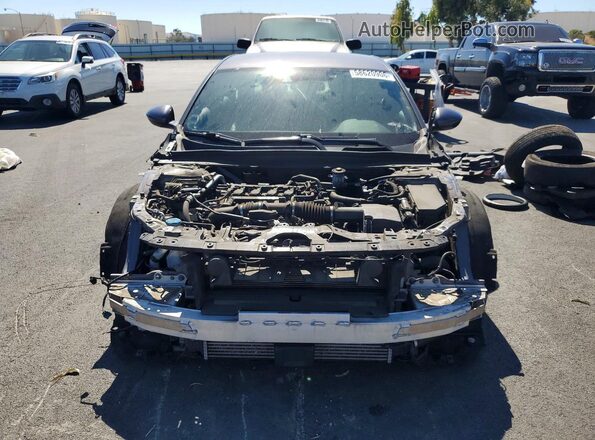 1HGCV1F37KA024798 2019 HONDA ACCORD Gray Դիմացի տեսք