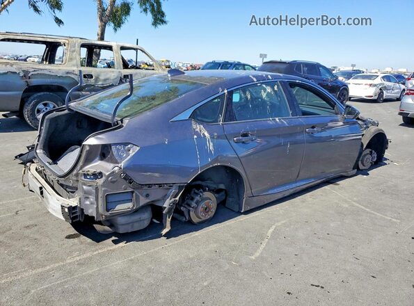 1HGCV1F37KA024798 2019 HONDA ACCORD Gray Հետևի աջ