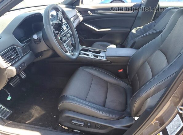1HGCV1F37KA024798 2019 HONDA ACCORD Gray Սալոնի դիմացի տեսք