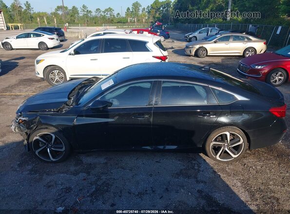 1HGCV1F37KA038474 2019 HONDA ACCORD Black სალონის 360-გრადუსიანი ხედი