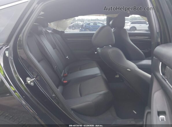 1HGCV1F37KA038474 2019 HONDA ACCORD Black VIN კოდის სტიკერის ხედი