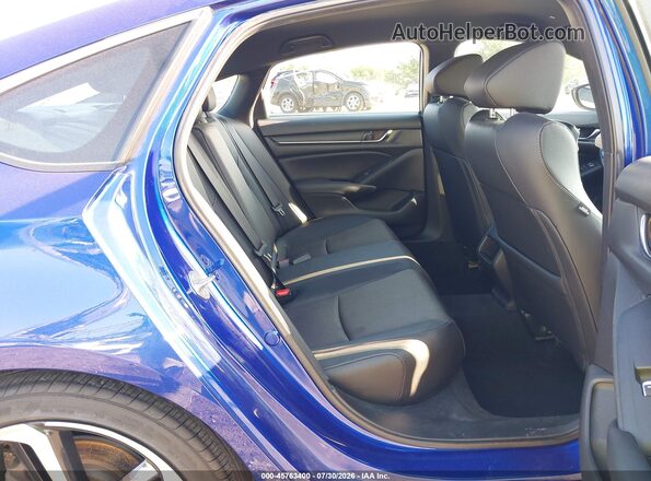 1HGCV1F37KA059843 2019 HONDA ACCORD Blue VIN sticker view