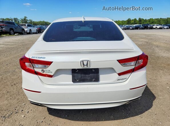 1HGCV1F37KA069630 2019 HONDA ACCORD White Вид ззаду