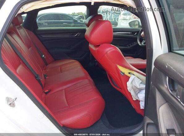 1HGCV1F37KA073645 2019 HONDA ACCORD Белый Вид наклейки с VIN-кодом