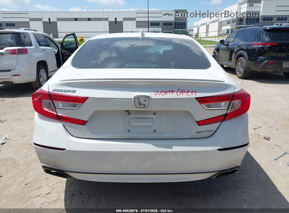 1HGCV1F37KA073645 2019 HONDA ACCORD Белый 