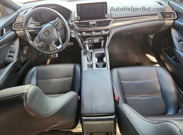 1HGCV1F37KA085052 2019 HONDA ACCORD Red Առջևի վահանակի տեսք
